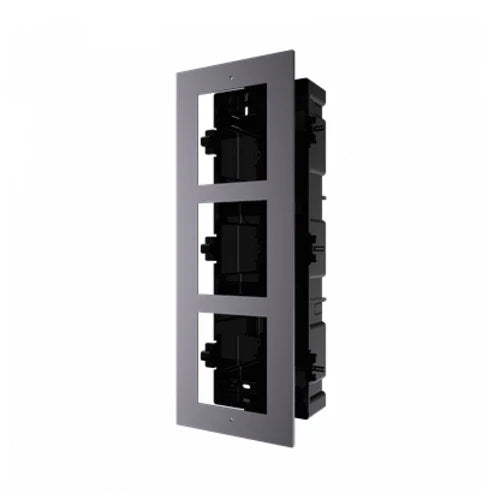 3 Gang Flush Mounting Bracket for Modular Intercom Hikvision DS-KD-ACF3 - Spring Sale