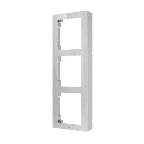 3 Gang Surface Mounting Bracket for Modular Intercom Hikvision DS-KD-ACW3/S Stainless Steel - Spring Sale