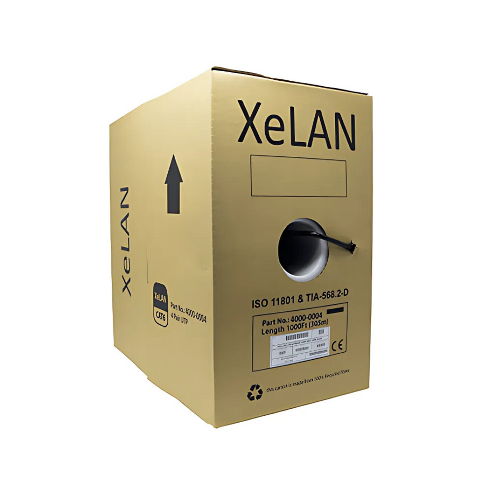 CAT6 UTP External 4 Pair Cable (Box of 305m, Black) XeLan – The CCTV Centre