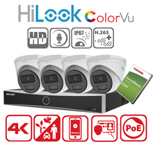 4 Channel CCTV Kit - IPC-T249HA-LU  with Hikvision NVR DS-7604NXI-K1/4P