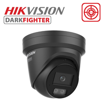 Hikvision DS-2CD2346G3-IZ(2U)Y 4MP AcuSense Motorised Varifocal Turret Network Camera – Dual Lens 2.8/4mm, Anti-Corrosion, DarkFighter - BLACK
