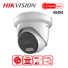 4MP Hikvision DS-2CD2347G2H-LIU 4MP Smart Hybrid ColorVu and IR Acusense Turret Camera - 4MM LENS SIZE
