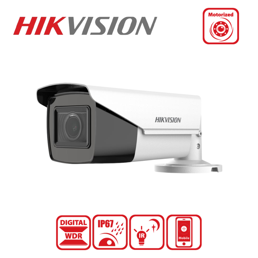 Hikvision DS-2CE19H0T-IT3ZE(C) 5MP PoC Motorised Varifocal Bullet Camera - Spring Sale