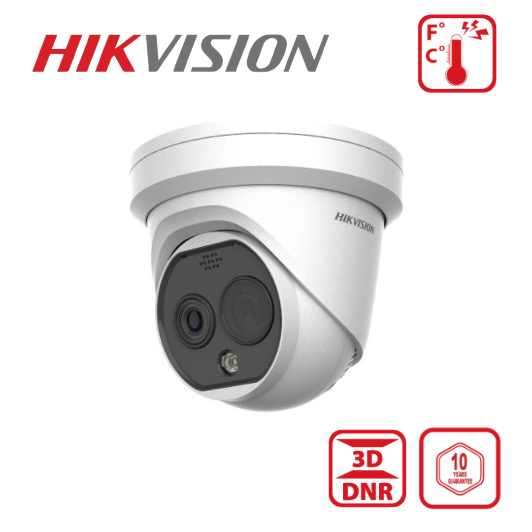 Hikvision HeatPro DS-2TD1228T-2/QA(B) Thermal & Optical Bi-Spectrum Network Camera