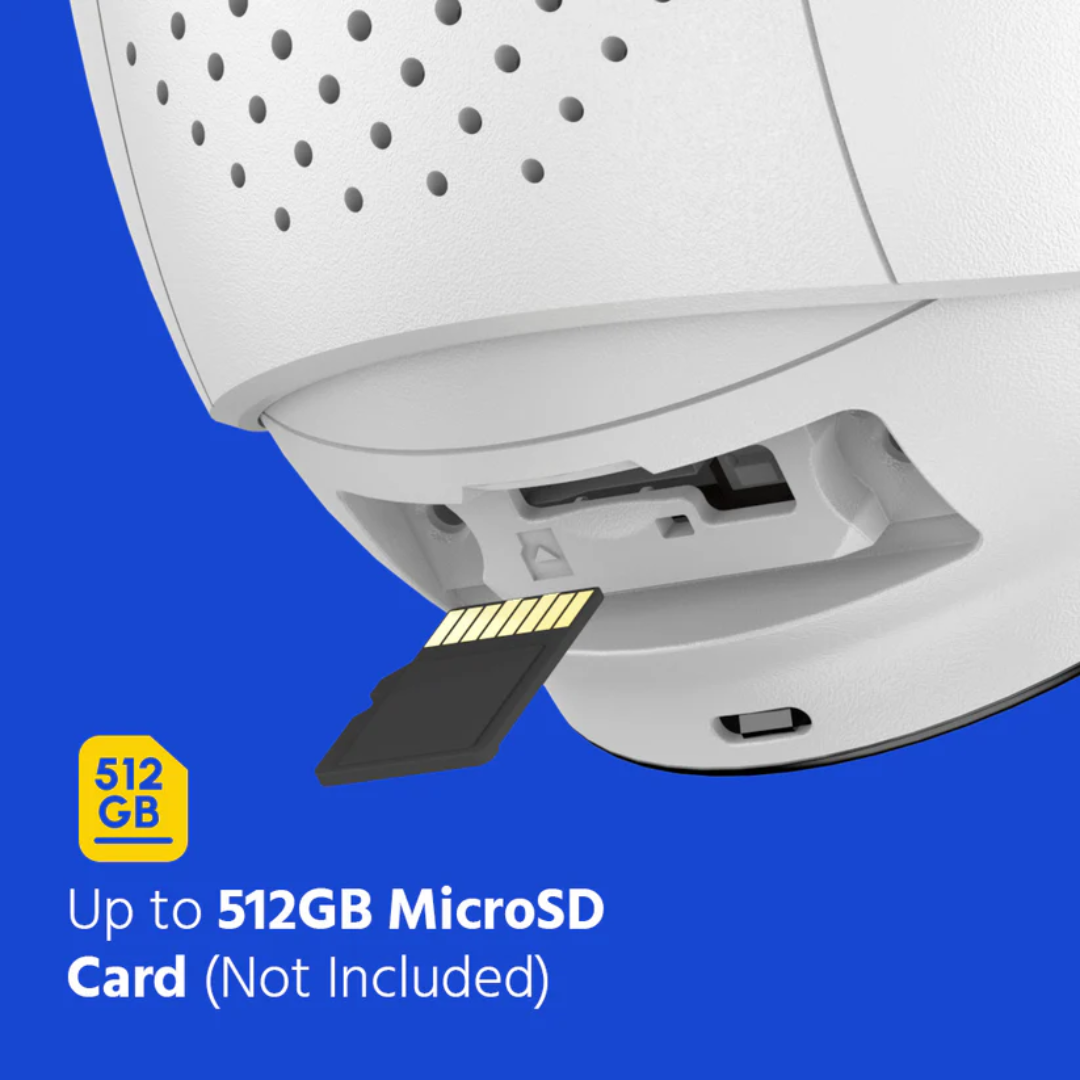 Hikvision OEM IPT280W-HT 4K Hybrid Light ColorVu Turret IP Camera with Two-Way Audio - 2.8MM White