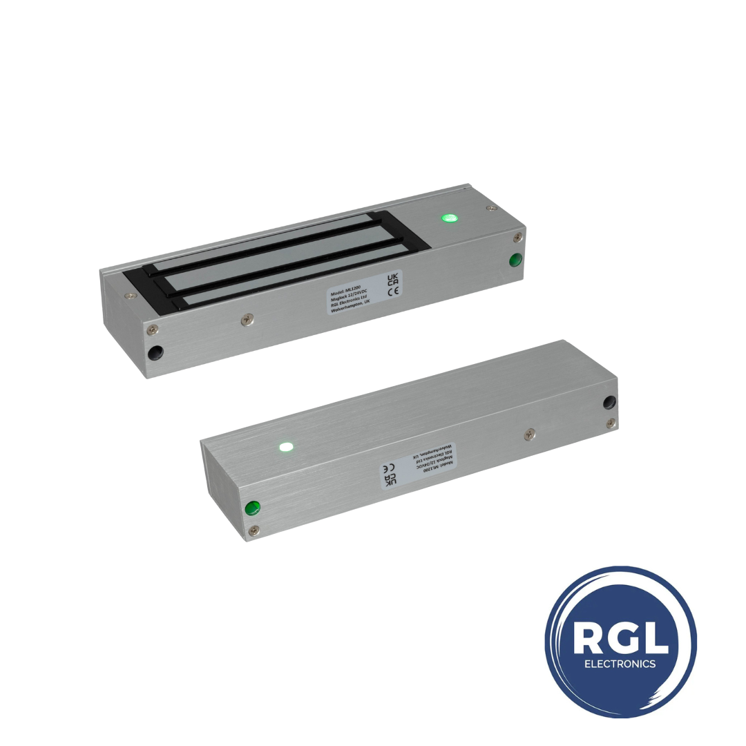 ML1200 Heavy-Duty Electromagnetic Door Lock 545kg Holding Force 12/24V DC