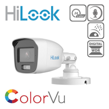 HiLook by Hikvision THC-B129-MS(2.8mm)(HiLook STD) 2MP ColorVu Audio Fixed Mini Bullet Camera