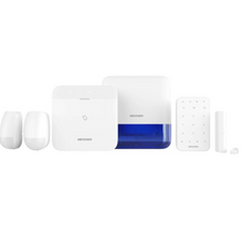 Hikvision AX PRO DS-PWA96-KIT2-WE Wireless Intruder Alarm Kit, up to 96 Wireless Zones/Outputs