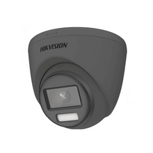 8MP 4K DS-2CE72UF3T-E ColorVu POC Fixed Turret Camera 40M With Light - TVI - Grey