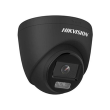 Hikvision 3K DS-2CE72KF0T-LFS Smart Hybrid ColorVu Fixed Lens Turret Camera (Built-in Mic) - Black
