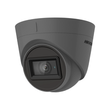 5MP DS-2CE78H0T-IT3FS Hikvision HD-TVI 2.8mm Lens Turret Camera, 40m Smart IR, Built-In Mic GREY