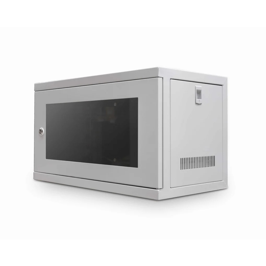 6U 450mm 19" Data Rack Wall Cabinet - GREY CAB-W6U-EL450G - (FLATPACK)