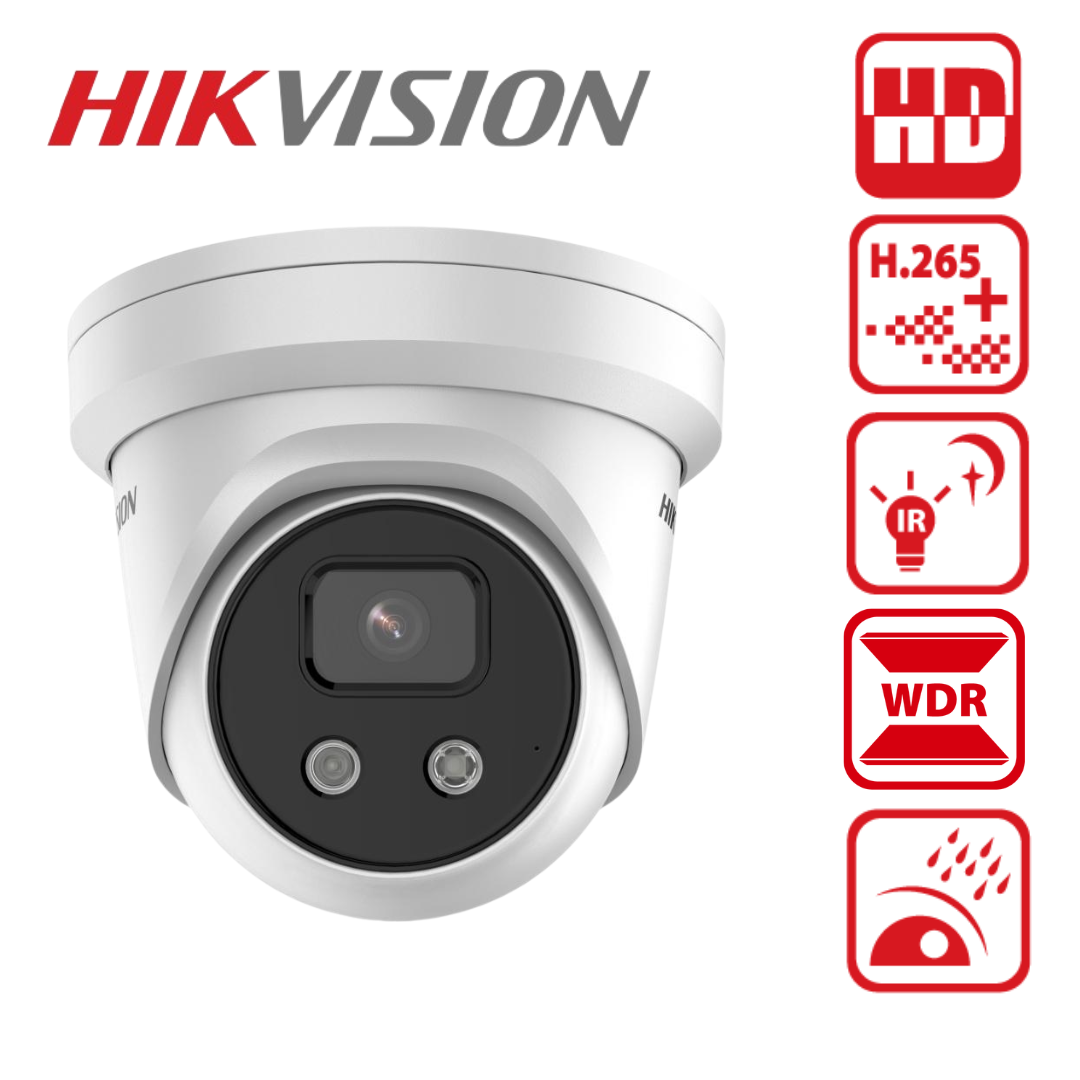 Hikvision DS-2CD2346G2-I(U) 4MP AcuSense Turret Camera with DarkFighter - 4mm Lens (IP67) - Winter Sale