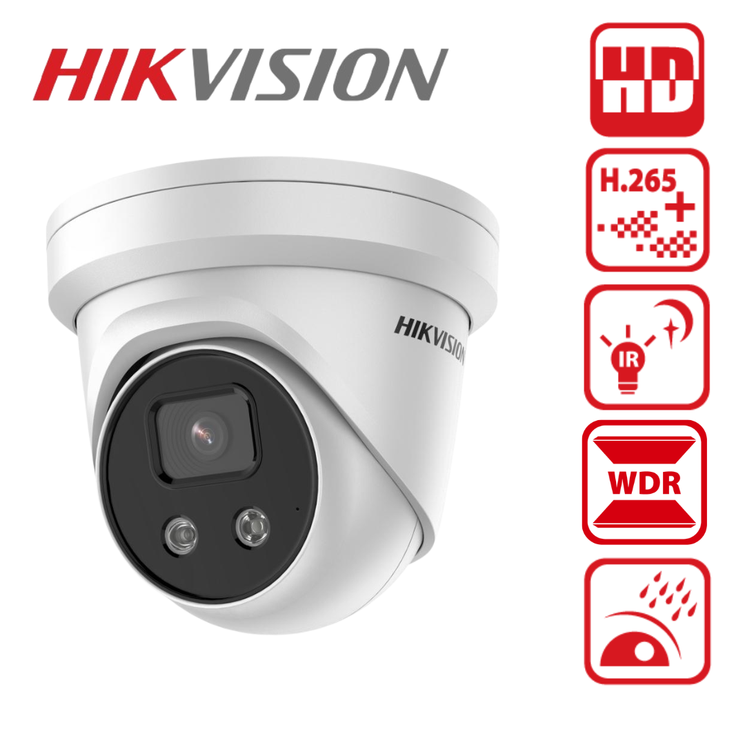 Hikvision DS-2CD2346G2-I(U) 4MP AcuSense Turret Camera with DarkFighter - 4mm Lens (IP67) - Winter Sale