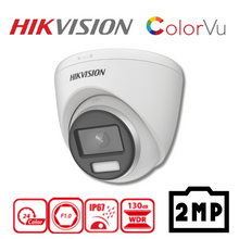 2MP Hikvision DS-2CE72DF3T-F(2.8mm) ColorVu Fixed Turret TVI Camera