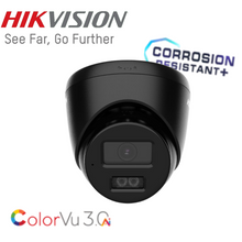 3K/5MP Hikvision DS-2CE72KF3T-LSYE(2.8mm) PoC Hybrid Light Turret Camera with Built-in Mic - BLACK