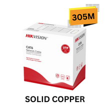 305m CAT6 UTP DS-1LN6-UU Hikvision Network Cable (Solid Copper, 0.565 mm, CM) Orange Color (Offer)