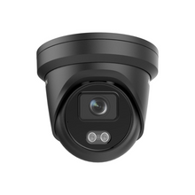 4MP Hikvision DS-2CD2347G2-LU ColorVu Turret Network Camera With Mic - BLACK 2.8+4MM