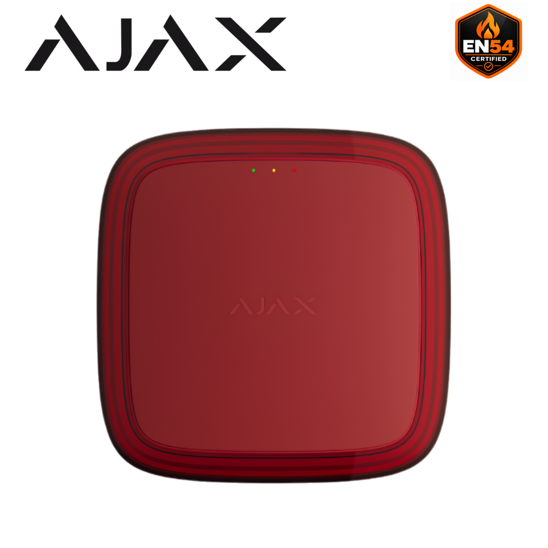 Ajax EN54 FireProtect VAD Red Wireless Visual Fire Alarm 118607.277.RD1