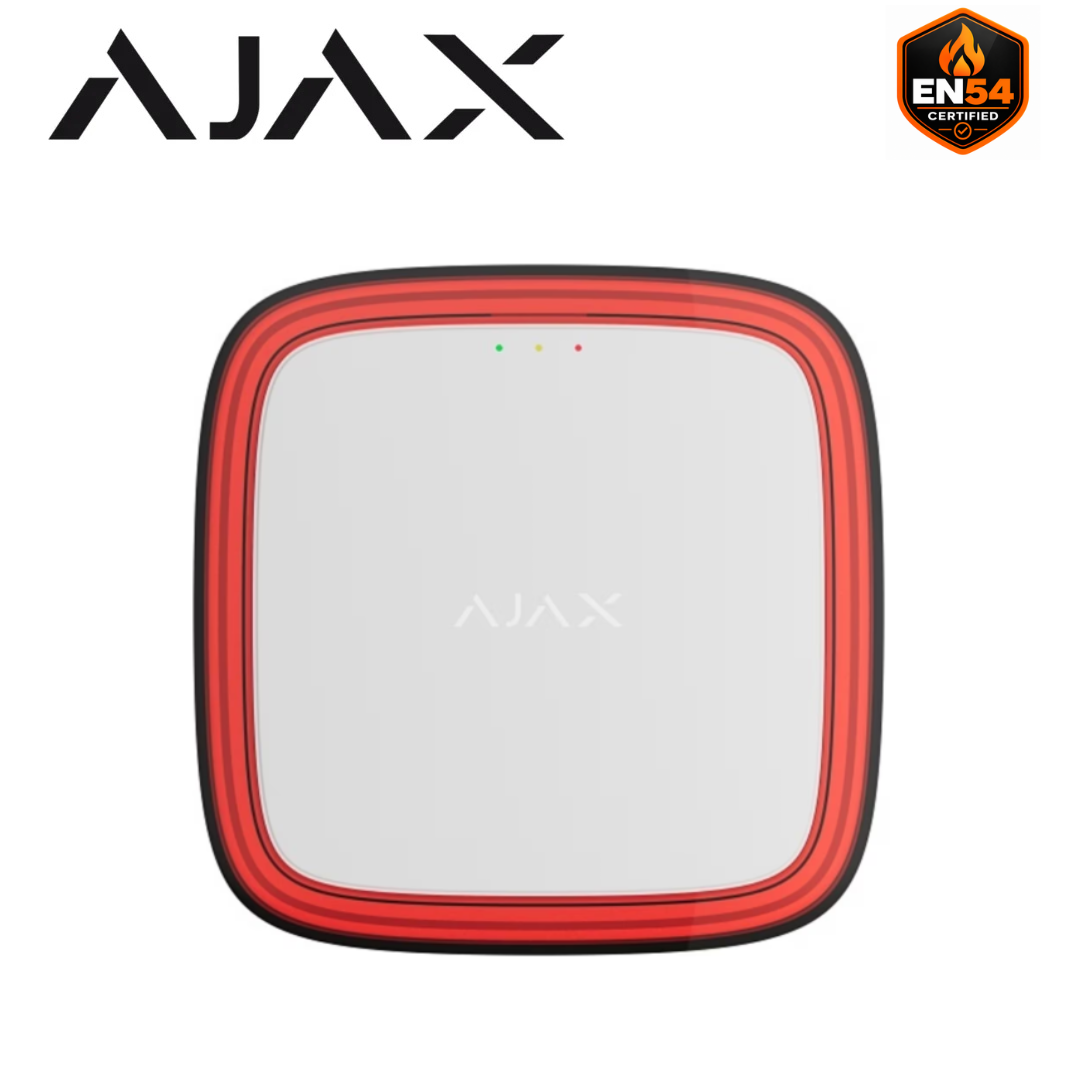 Ajax EN54 FireProtect VAD White Wireless Visual Fire Alarm 118605.277.WH1