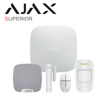 Ajax KIT1 S Superior Wireless Alarm Kit with Hub 2 2G, Motion & Door Detection – White