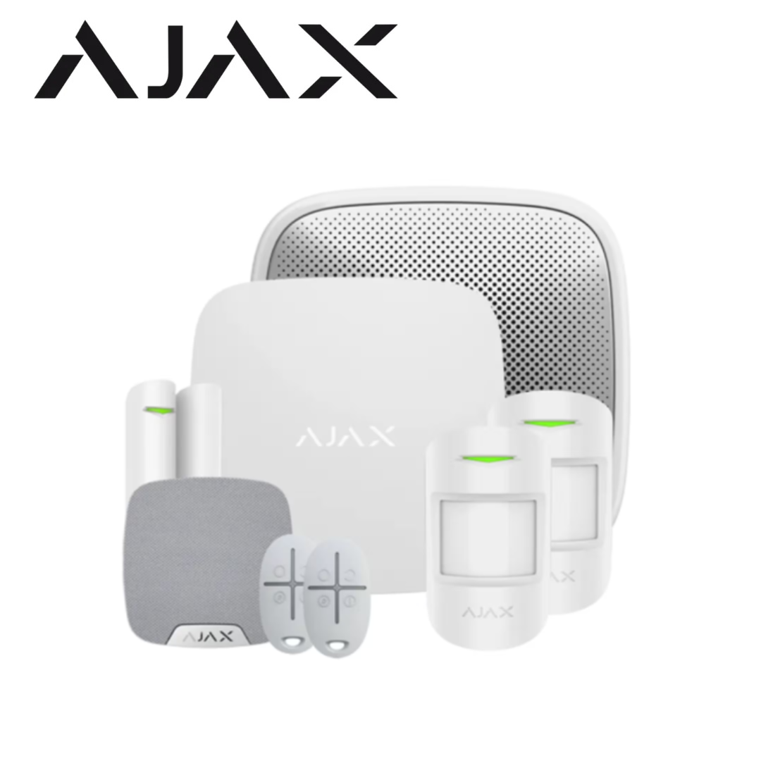 Ajax KIT2 S 90765.243.WH1 Superior Wireless Alarm Kit with Hub 2 – White