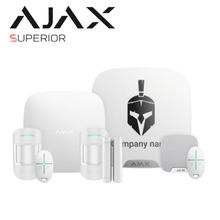 Ajax KIT20 S 109842.295.WH1 Superior Wireless Alarm Kit with Hub 2 & Sirens – White