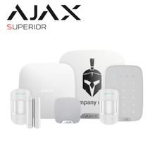 Ajax KIT21 S 109844.296.WH1 Superior Wireless Alarm Kit with Hub 2 & KeyPad Plus – White