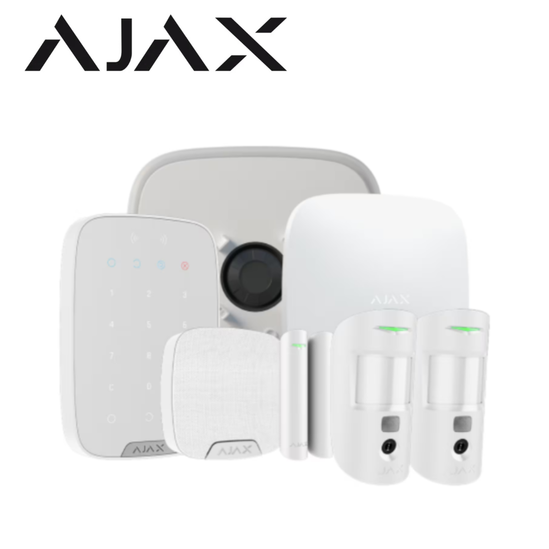 Ajax KIT25 S 109852.300.WH1 Superior Alarm Kit with Hub 2 Plus & MotionCam S – White