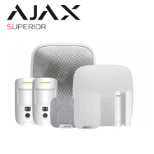 Ajax KIT9 S 90779.250.WH1 Superior Wireless Alarm Kit with MotionCam & KeyPad – White