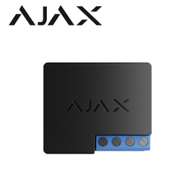 Ajax Relay 38204.19.NC1 Wireless Dry Contact Relay for Remote 12–24V Device Control – Black
