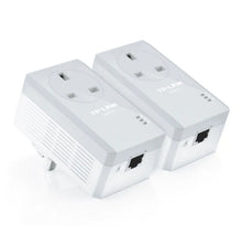 AV600 TP-LINK (TL-PA4010P KIT V4) 10/100 Powerline Adapter Kit, 1-Port, AC Pass Through