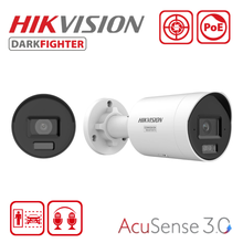 Hikvision DS-2CD2046G3-IZ2UY/SL 4MP DarkFighter 2.8/4mm 2-Way Audio Bullet with Alarm - WHITE
