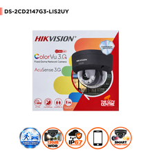 Hikvision DS-2CD2147G3-LIS2UY 4MP ColorVu Smart Hybrid Light AcuSense Mini Dome IP Camera 2.8mm – Black
