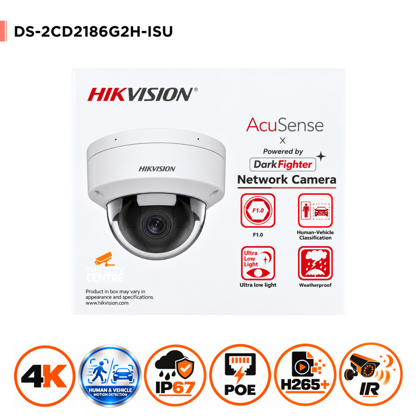 Camera Mic File Hikvision DS-2CD2186G2H-I(SU) 8MP 4K AcuSense DarkFighter CCTV Camera ...