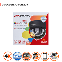 Hikvision DS-2CD2187G3-LIS2UY 8MP ColorVu Smart Hybrid Light AcuSense Mini Dome IP Camera - BLACK