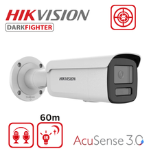 Hikvision DS-2CD2T46G3-2IZY 4MP Motorized AcuSense 60m IR Varifocal Bullet IP67 2.8/4mm - White
