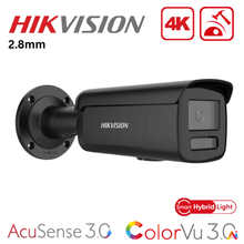 Hikvision DS-2CD2T87G3-LIY 8MP ColorVu 3.0 Smart Hybrid Bullet Smart Hybrid IP67, 2.8mm - BLACK