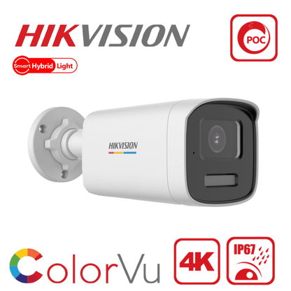 Hikvision DS-2CE12UF3T-LSYE PoC 4K ColorVu Audio Bullet Camera NEMA4X