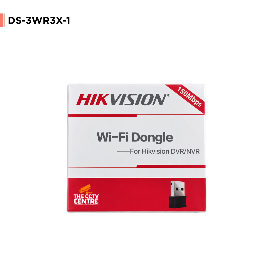 Hikvision DS-3WR3X-1 Wi-Fi 6 USB Dongle – Plug & Play Wireless Adapter for DVRs