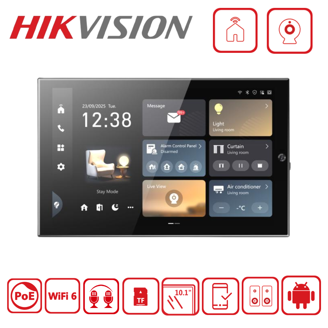 Hikvision DS-KC9570-VWTE1/S 10.1 Inch Smart IP Control Panel