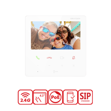 Hikvision DS-KH6110-WE1 White Indoor Video Intercom Touch Screen