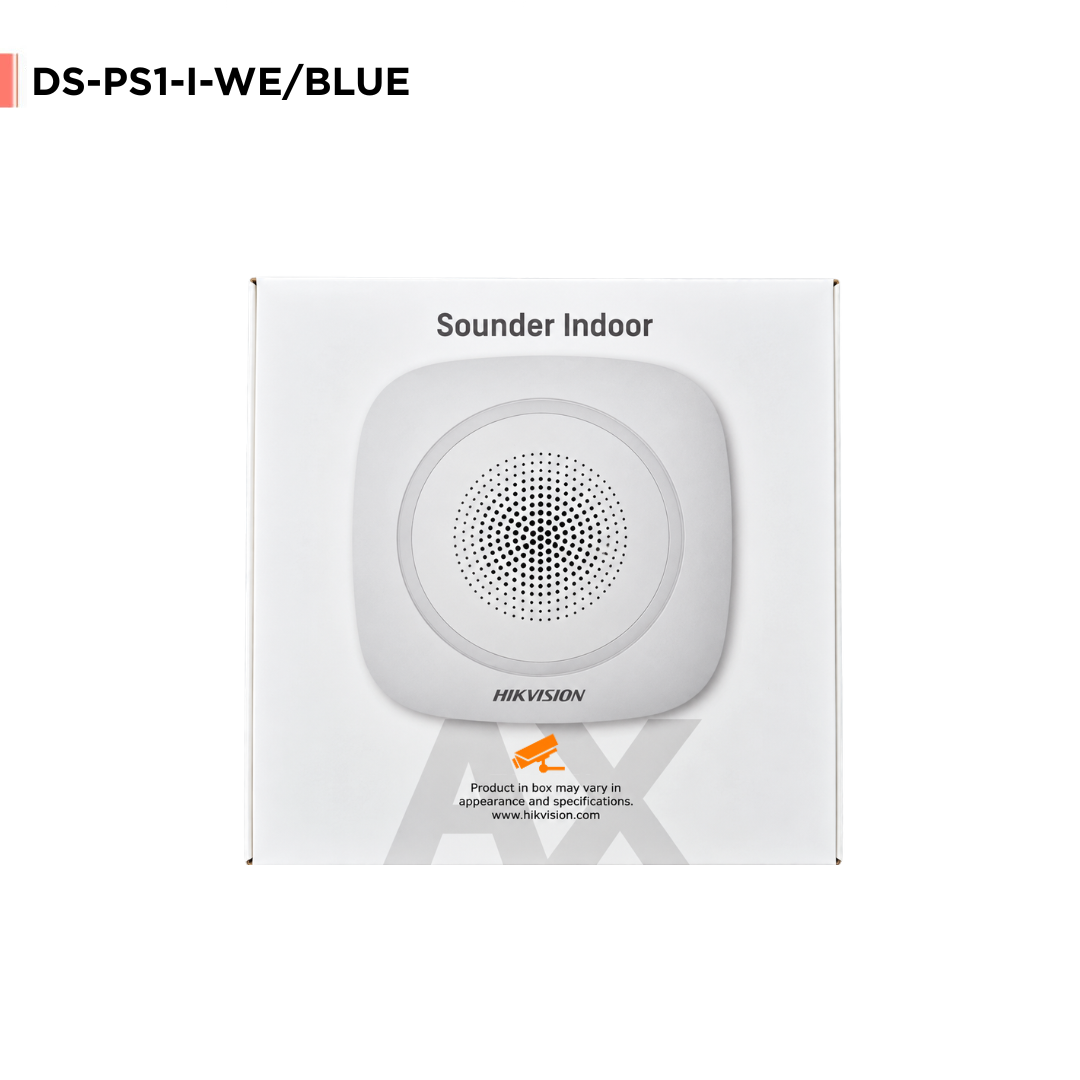 DS-PS1-I-WE/BLUE Hikvision AX Pro Wireless Internal Sounder