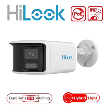 Hikvision IPC-B469HAD-LUF 6MP 180° Dual-Lens Stitching ColorVu Smart-Hybrid Bullet Camera