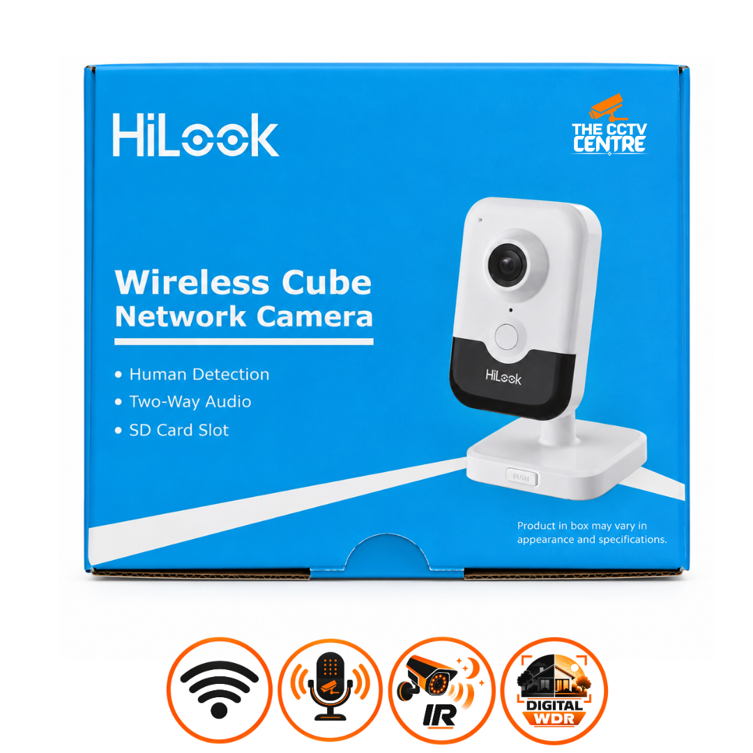 Hikvision IPC-C340HA-D/W 4MP Indoor WiFi Cube Camera with Audio