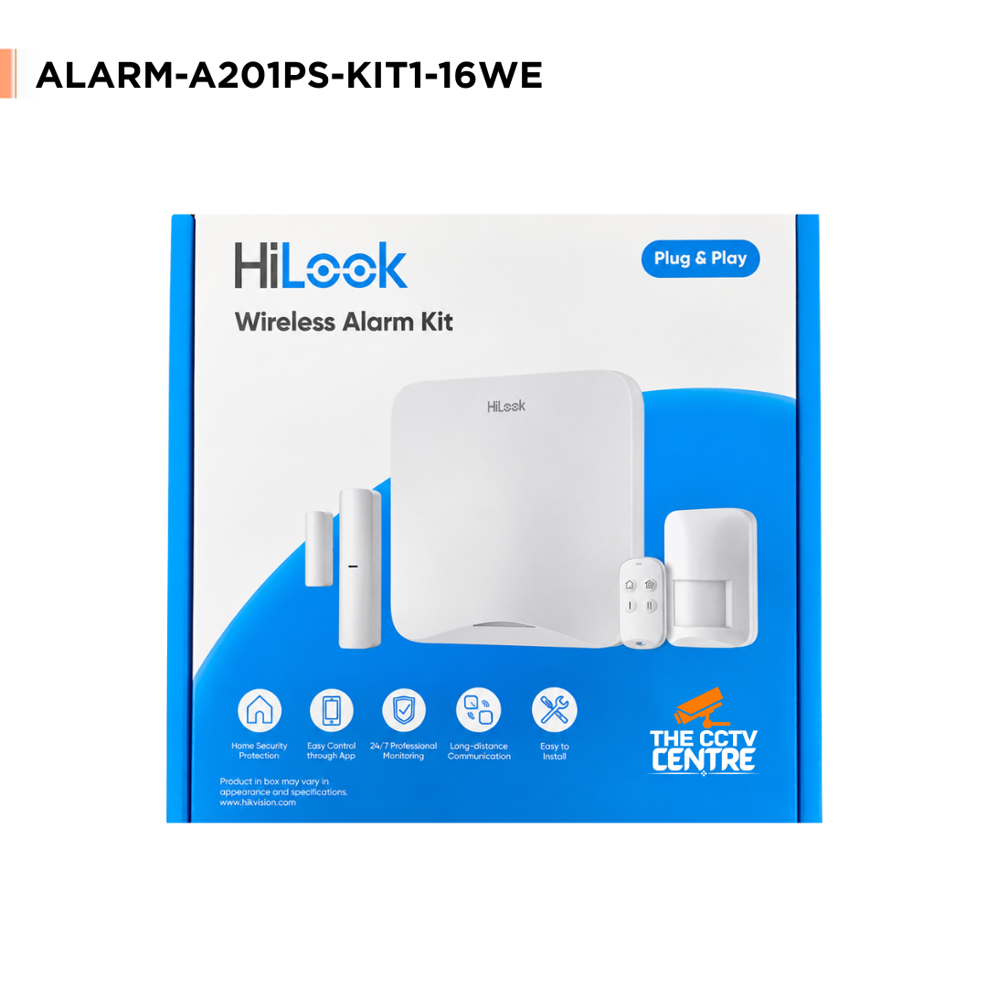 HiLook ALARM-A201PS-KIT2-16WE 16 Zone Wireless Intruder Alarm Kit
