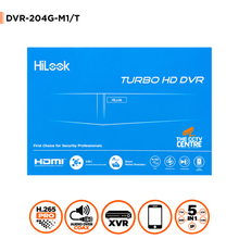 HiLook DVR-204G-M1/T 4 Channel 1080p Lite DVR with Two-Way Audio