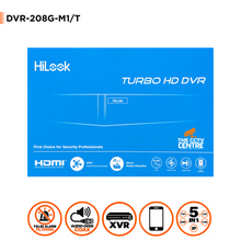 HiLook DVR-208G-M1/T 8 Channel 1080p Lite DVR with Two-Way Audio