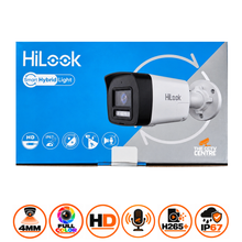 HiLook IPC-B180HA-LUF/SL 8MP Smart Hybrid Light Audio IP Bullet Camera - 4mm