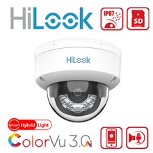 HiLook IPC-D149HAA-LU 4MP ColorVu 3.0 Smart Hybrid Audio Dome IP Camera with AI Detection